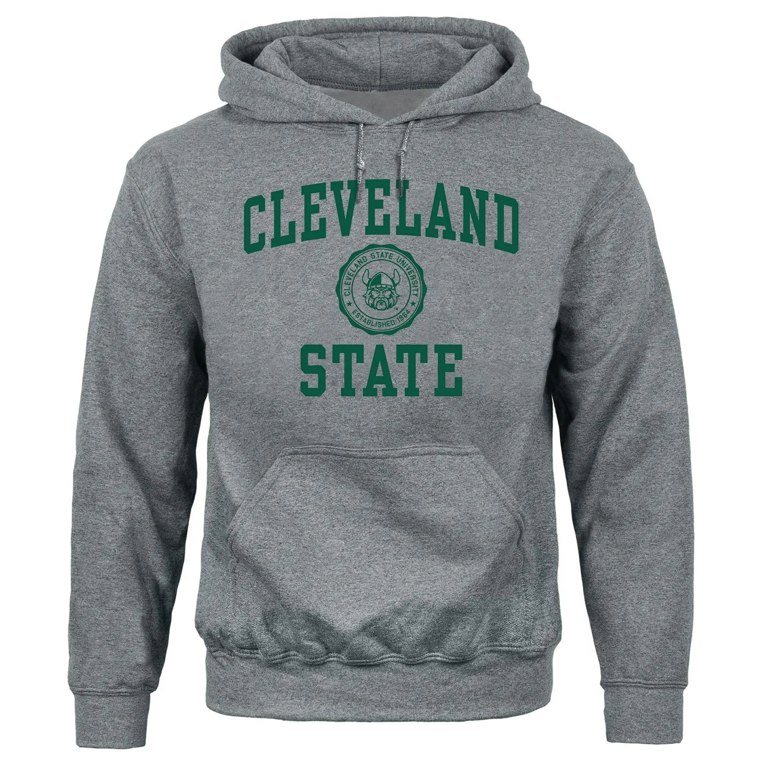 Cleveland State University Heritage Hooded Sweatshirt (Charcoal Grey) sold by Barnesmith