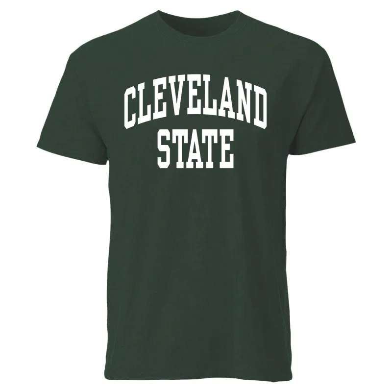Cleveland State University Classic T-Shirt (Hunter Green) sold by Barnesmith
