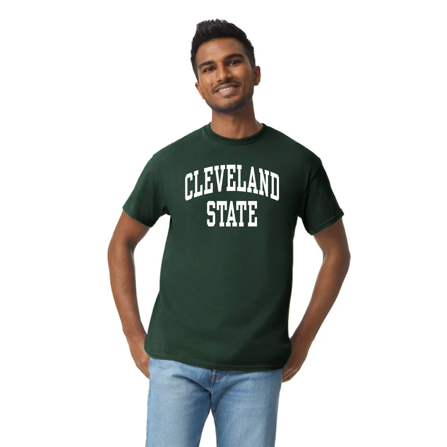 Cleveland State University Classic T-Shirt (Hunter Green) sold by Barnesmith product image thumbnail 2