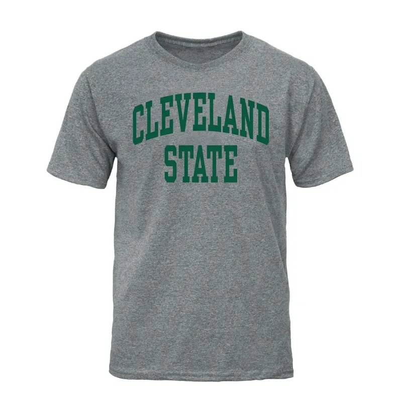 Cleveland State University Classic T-Shirt (Charcoal Grey) sold by Barnesmith