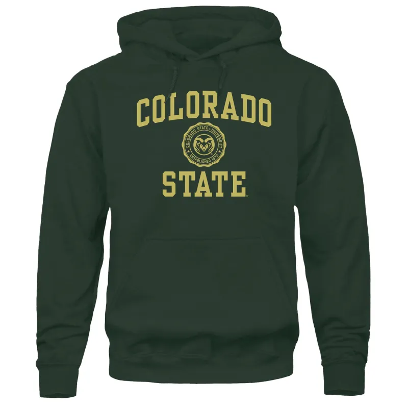 Colorado State University Heritage Hooded Sweatshirt (Hunter Green) sold by Barnesmith