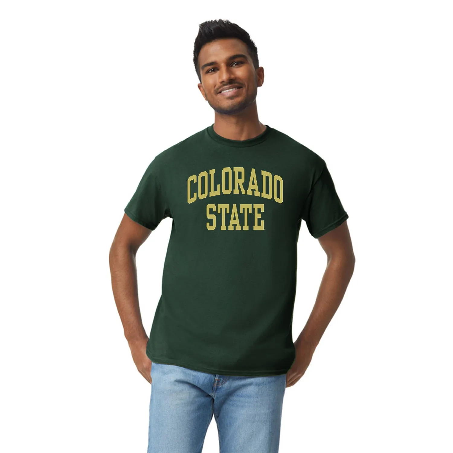 Colorado State University Classic T-Shirt (Hunter Green) sold by Barnesmith product image thumbnail 2