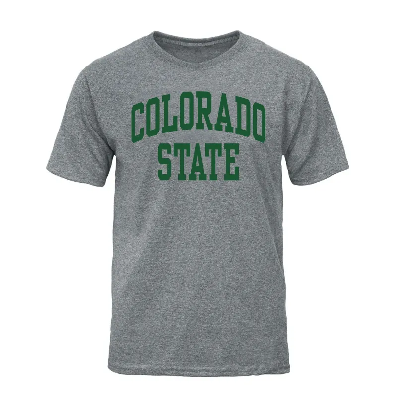 Colorado State University Classic T-Shirt (Charcoal Grey) sold by Barnesmith