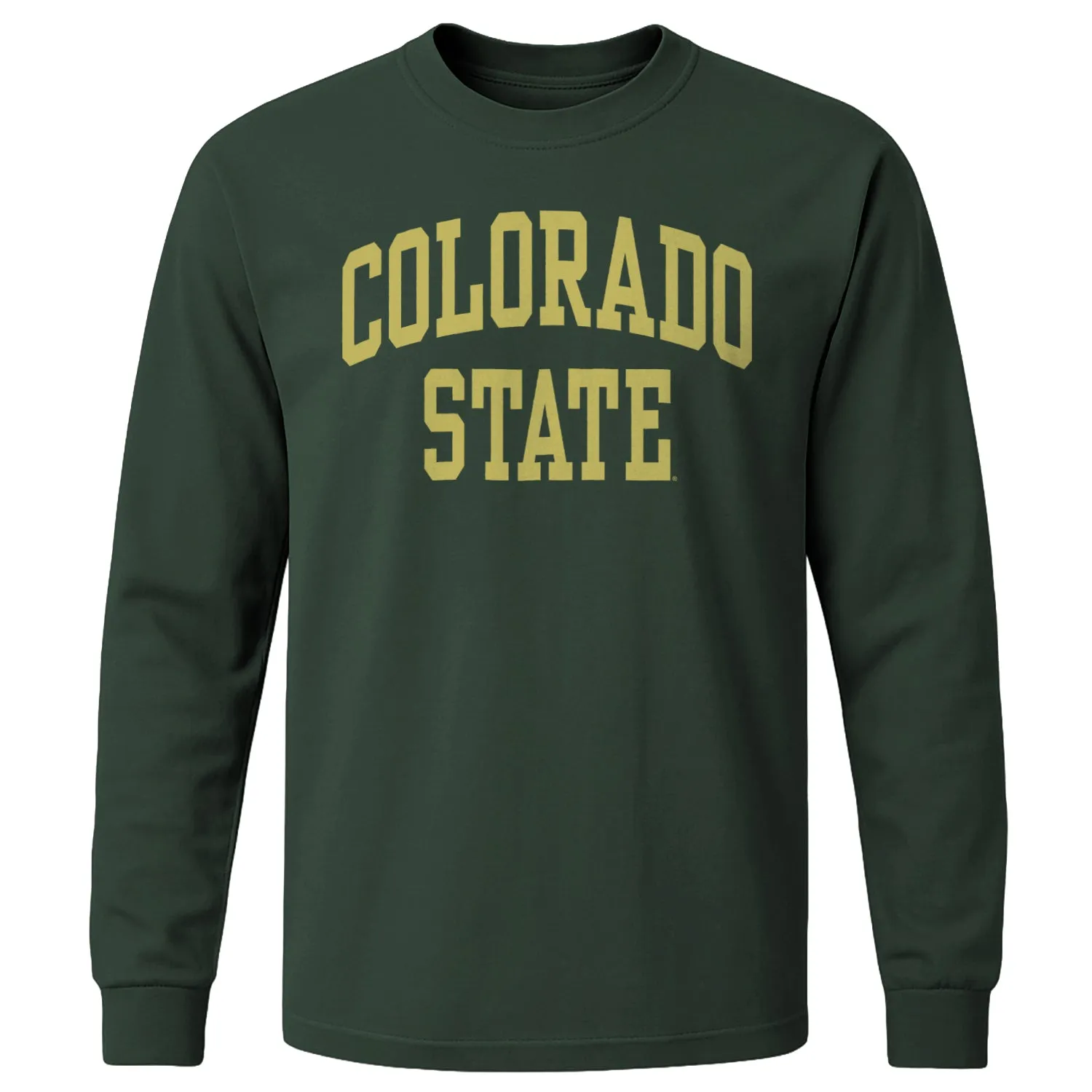 Colorado State University Classic Long Sleeve T-Shirt (Hunter Green) sold by Barnesmith