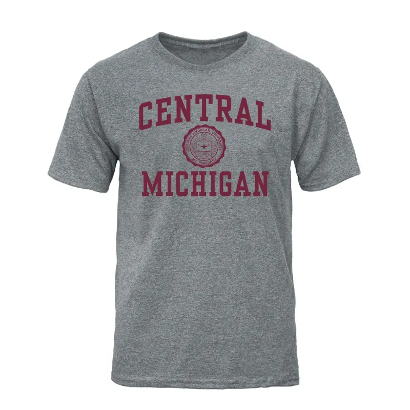 Central Michigan University Heritage T-Shirt (Charcoal Grey) sold by Barnesmith