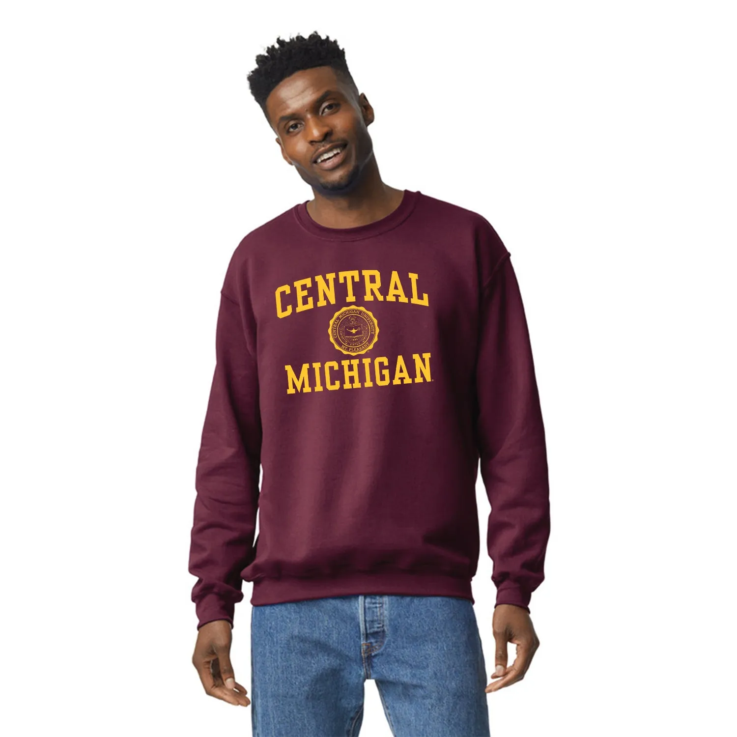 Central Michigan University Heritage Sweatshirt (Maroon) sold by Barnesmith product image thumbnail 2