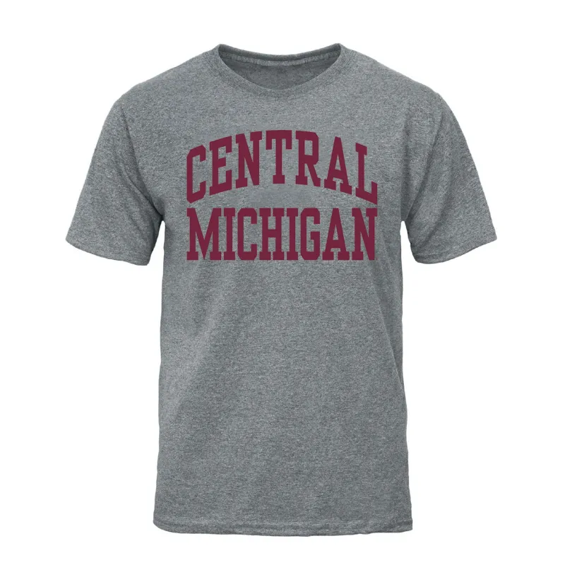 Central Michigan University Classic T-Shirt (Charcoal Grey) sold by Barnesmith