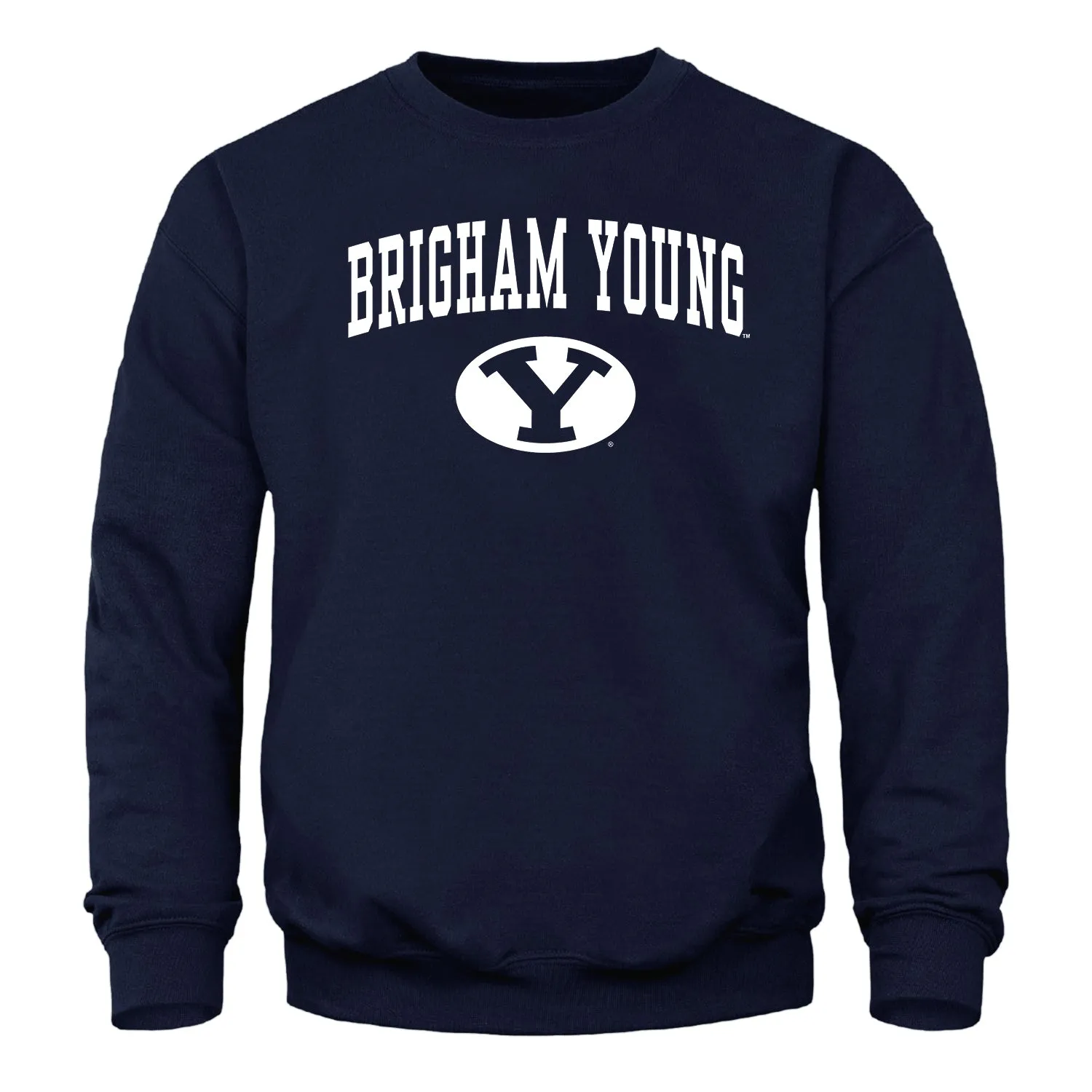 Brigham Young University Heritage Sweatshirt (Navy) sold by Barnesmith