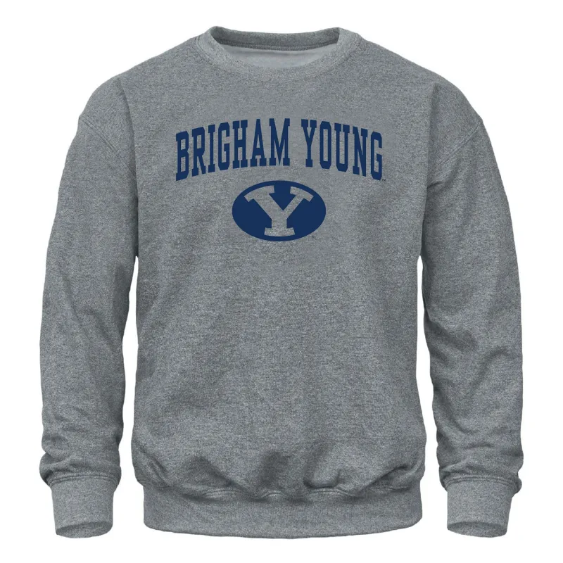 Brigham Young University Heritage Sweatshirt (Charcoal Grey) sold by Barnesmith