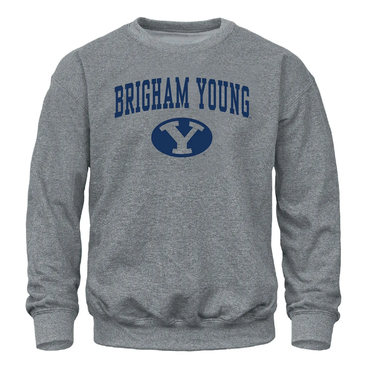 Brigham Young University Heritage Sweatshirt (Charcoal Grey) sold by Barnesmith