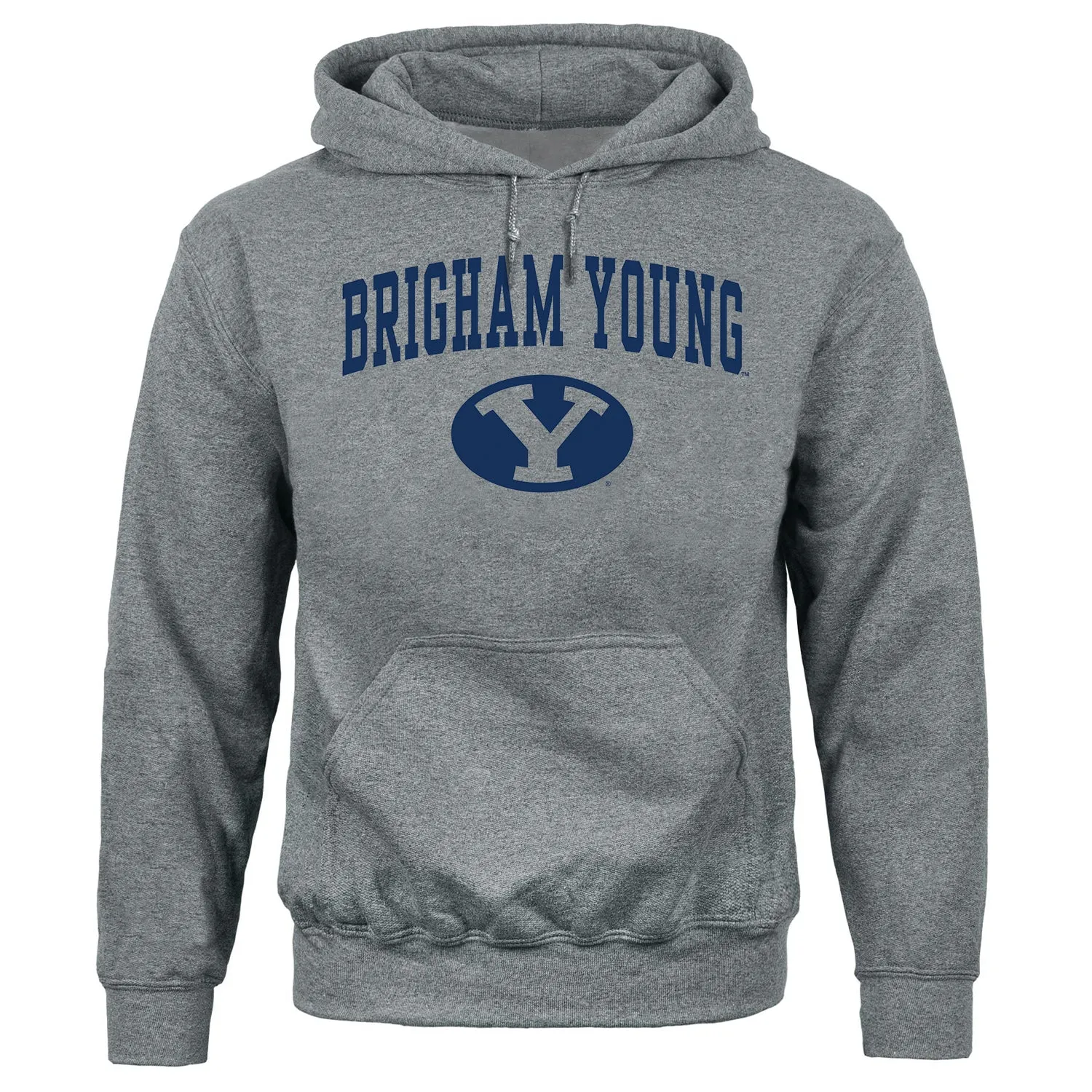 Brigham Young University Heritage Hooded Sweatshirt (Charcoal Grey) sold by Barnesmith