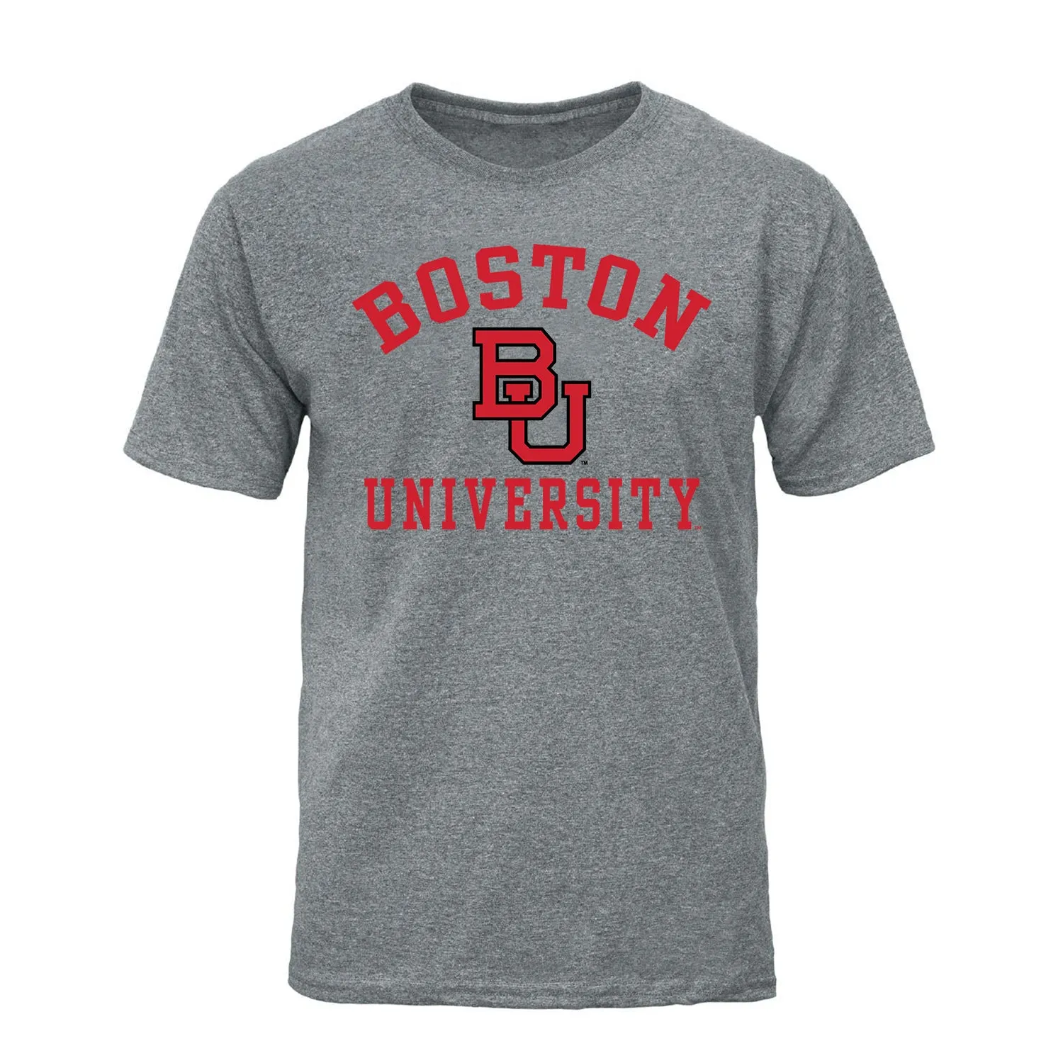 Boston University Heritage T-Shirt (Charcoal Grey) sold by Barnesmith