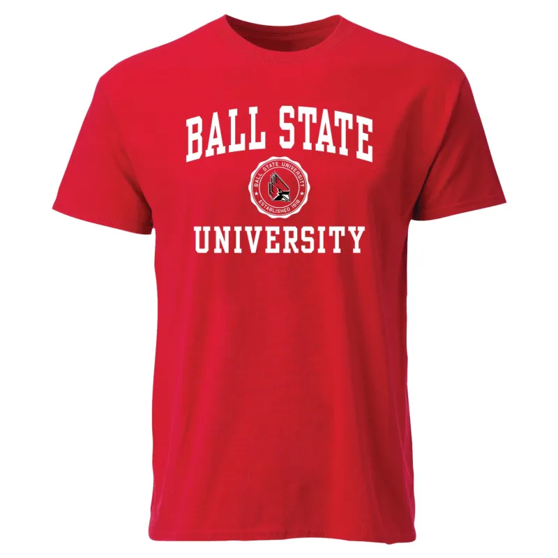 Ball State University Heritage T-Shirt (Red) sold by Barnesmith