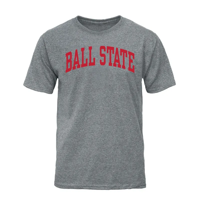 Ball State University Classic T-Shirt (Charcoal Grey) sold by Barnesmith