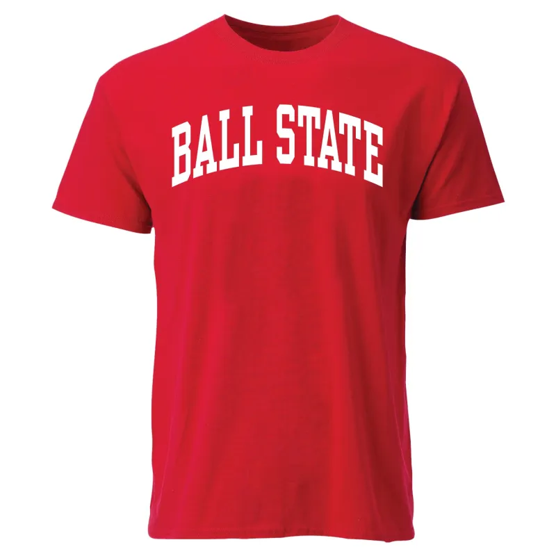 Ball State University Classic T-Shirt (Red) sold by Barnesmith