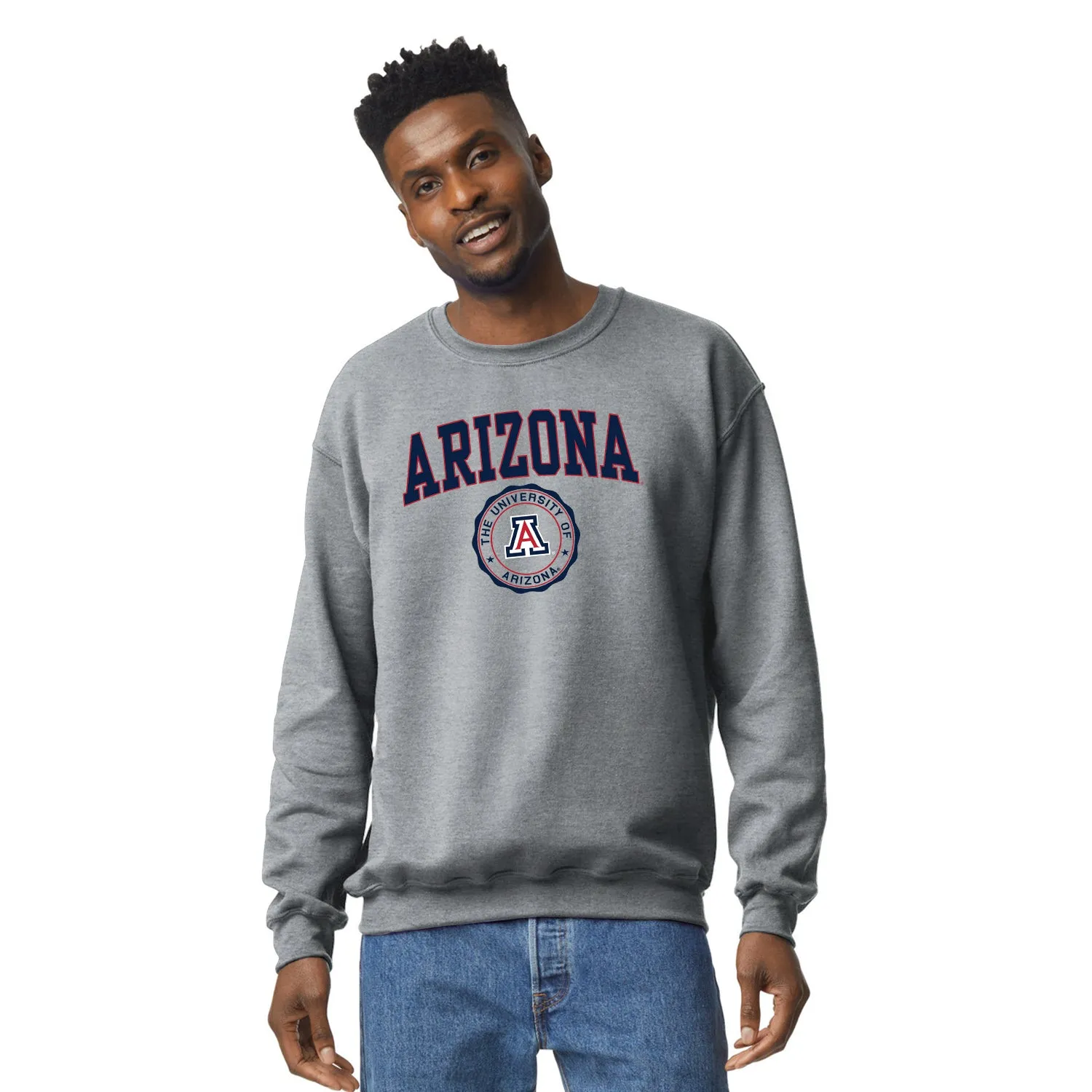 University of Arizona Heritage Sweatshirt (Charcoal Grey) sold by Barnesmith product image thumbnail 2