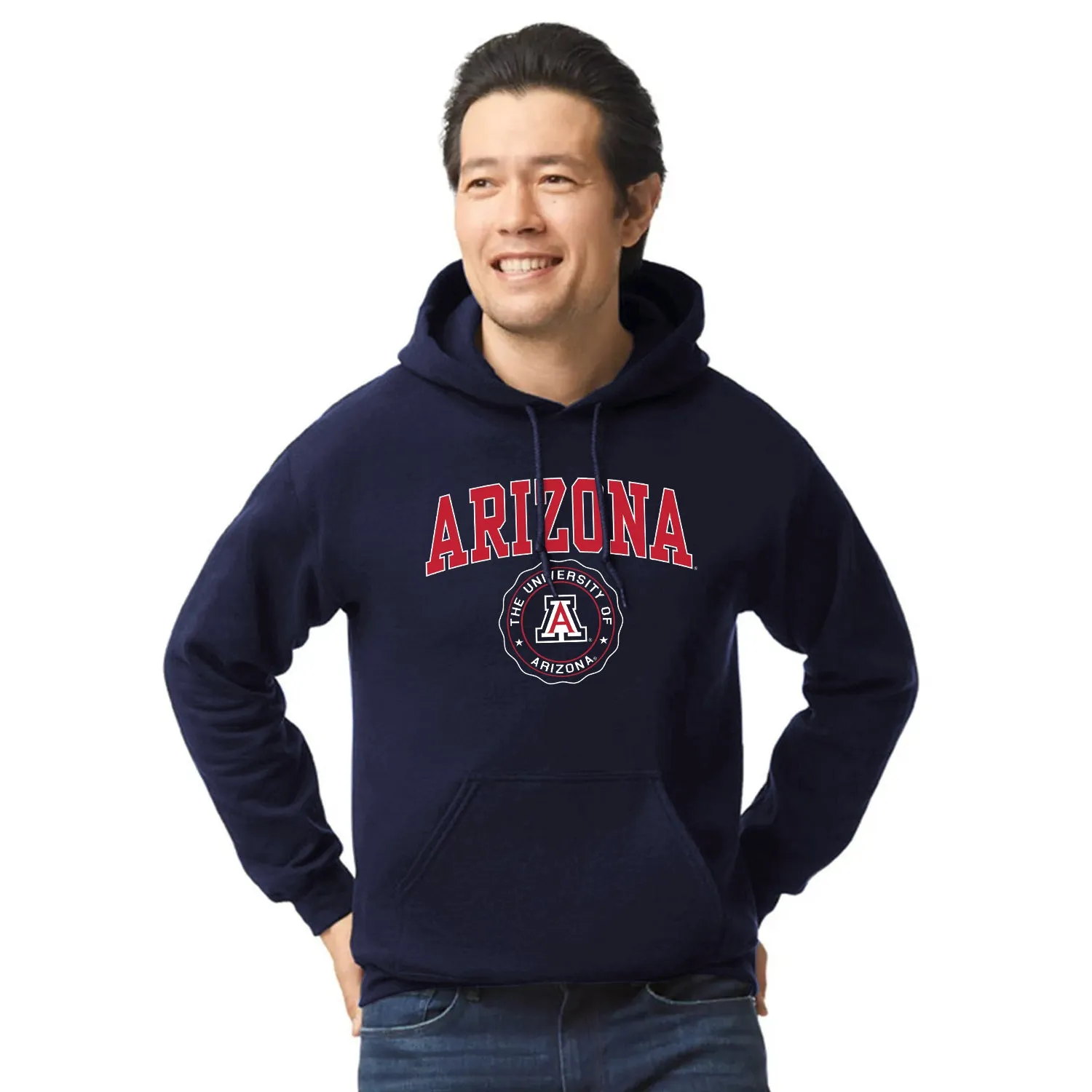University of Arizona Heritage Hooded Sweatshirt (Navy) sold by Barnesmith product image thumbnail 2