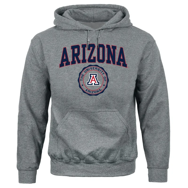 University of Arizona Heritage Hooded Sweatshirt (Charcoal Grey) sold by Barnesmith