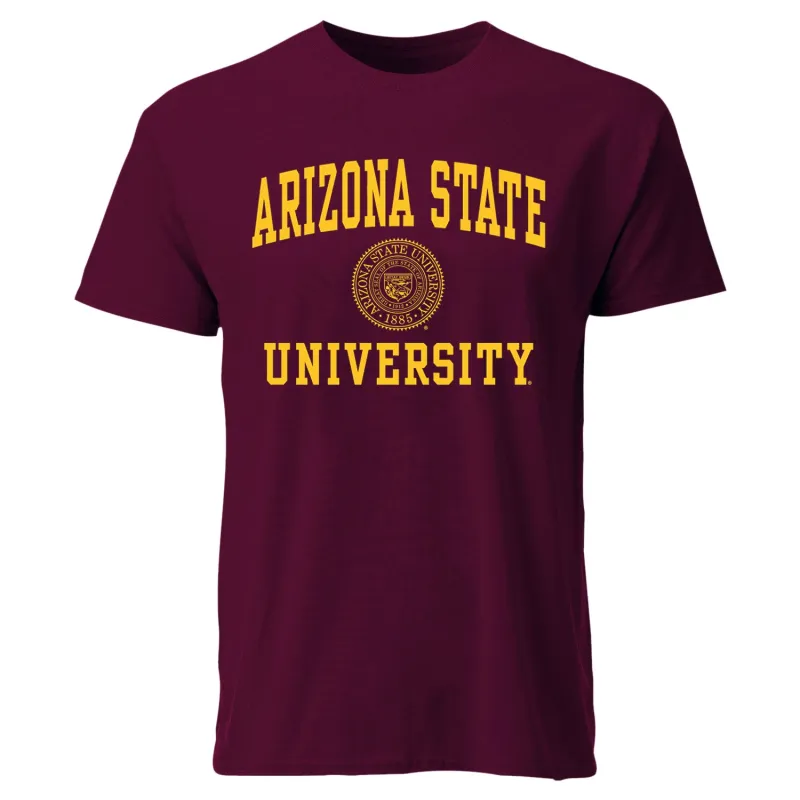 Arizona State University Heritage T-Shirt (Maroon) sold by Barnesmith