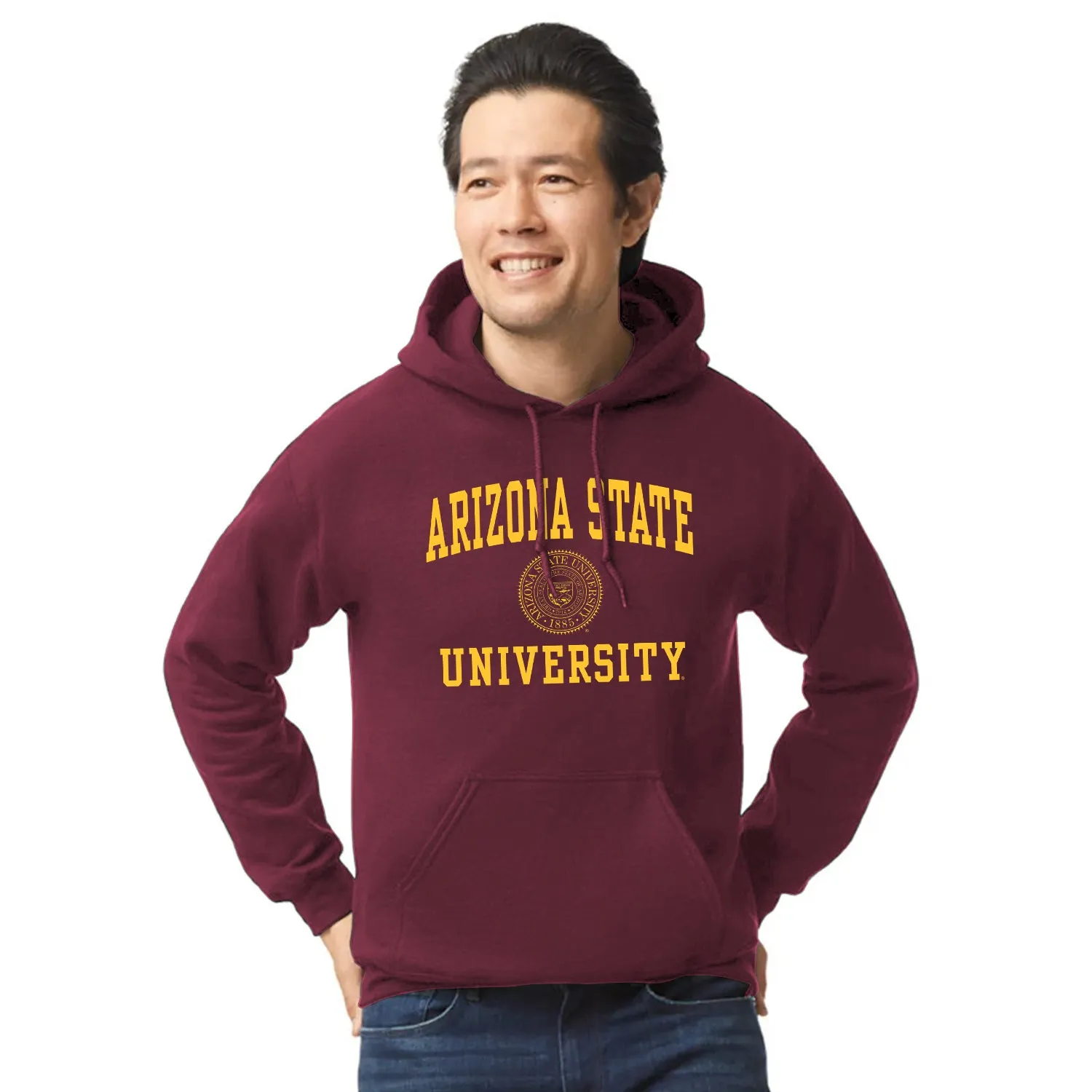 Arizona State University Heritage Hooded Sweatshirt (Maroon) sold by Barnesmith product image thumbnail 2