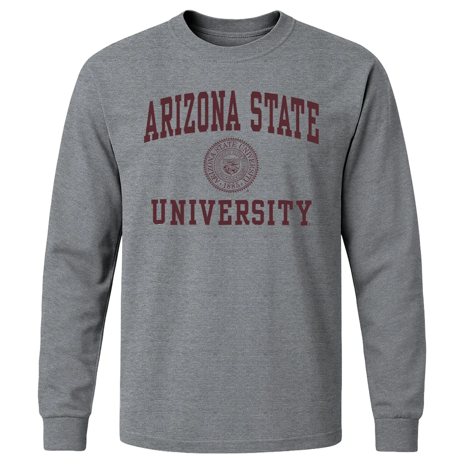 Arizona State University Heritage Long Sleeve T-Shirt (Charcoal Grey) sold by Barnesmith