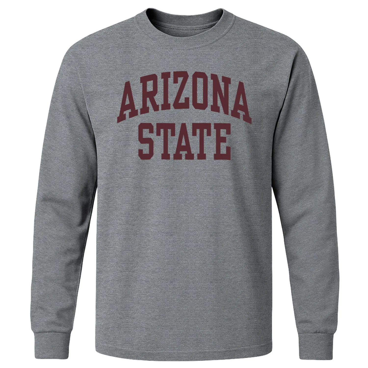 Arizona State University Classic Long Sleeve T-Shirt (Charcoal Grey) sold by Barnesmith