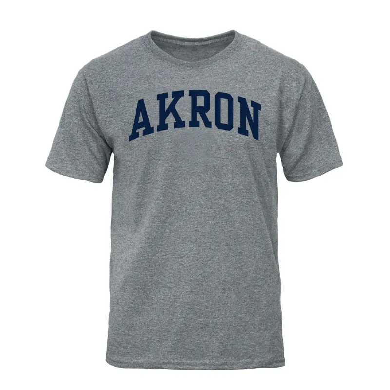 University of Akron Classic T-Shirt (Charcoal Grey) sold by Barnesmith
