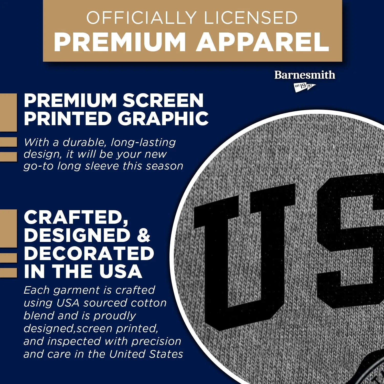 Army Heritage Long Sleeve T-Shirt (Charcoal Grey) sold by Barnesmith product image thumbnail 4