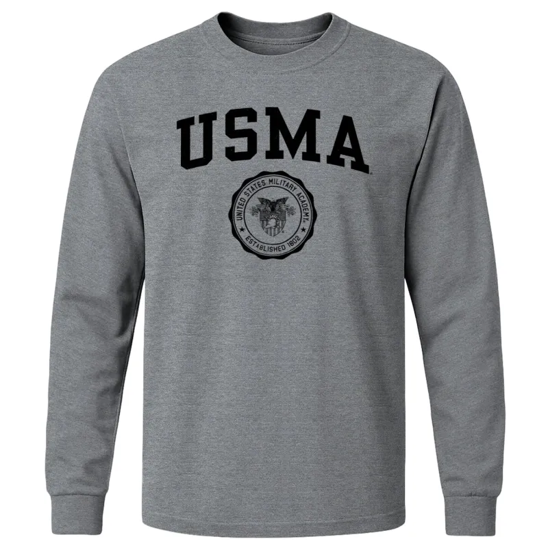 Army Heritage Long Sleeve T-Shirt (Charcoal Grey) sold by Barnesmith