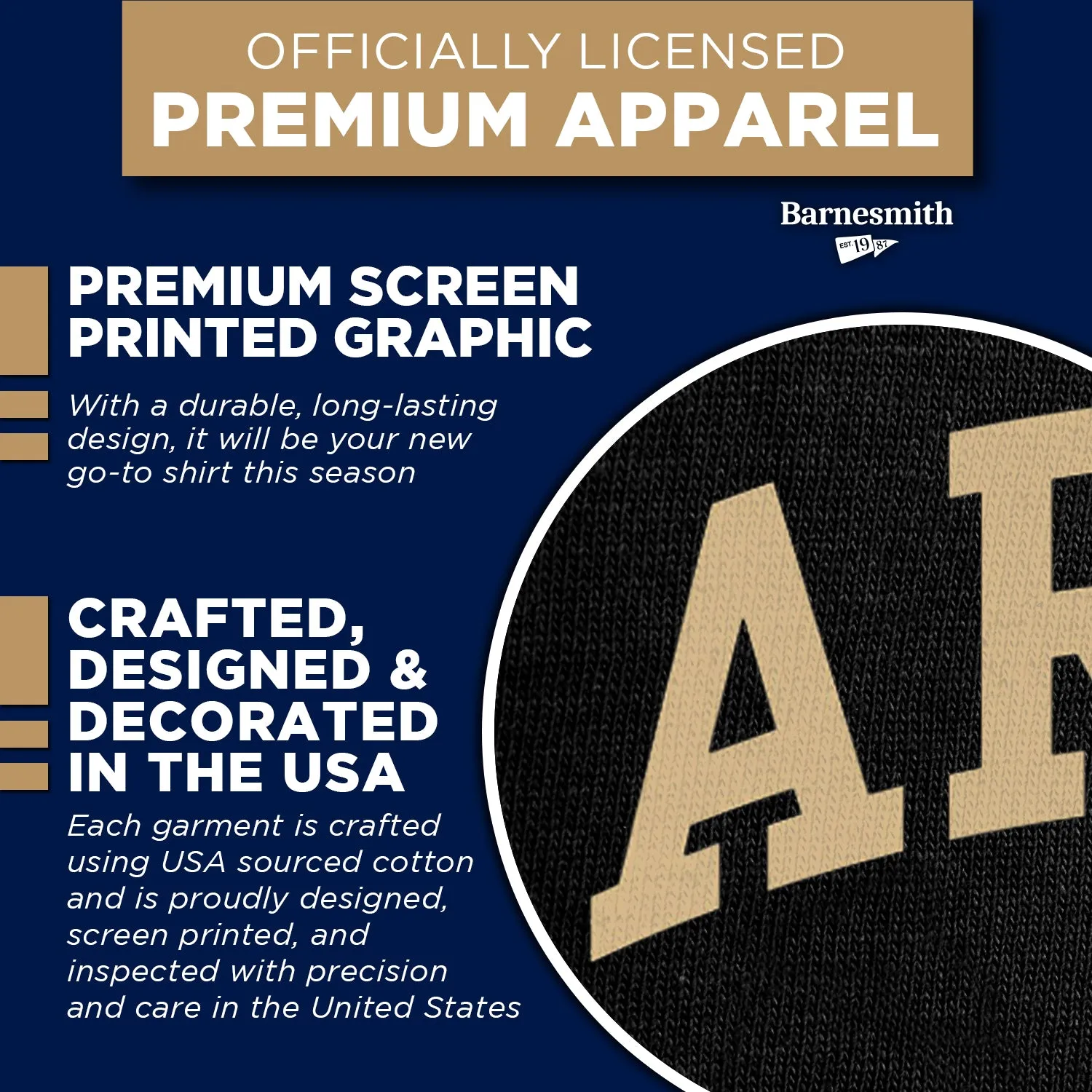 Army Classic T-Shirt (Black) sold by Barnesmith product image thumbnail 4