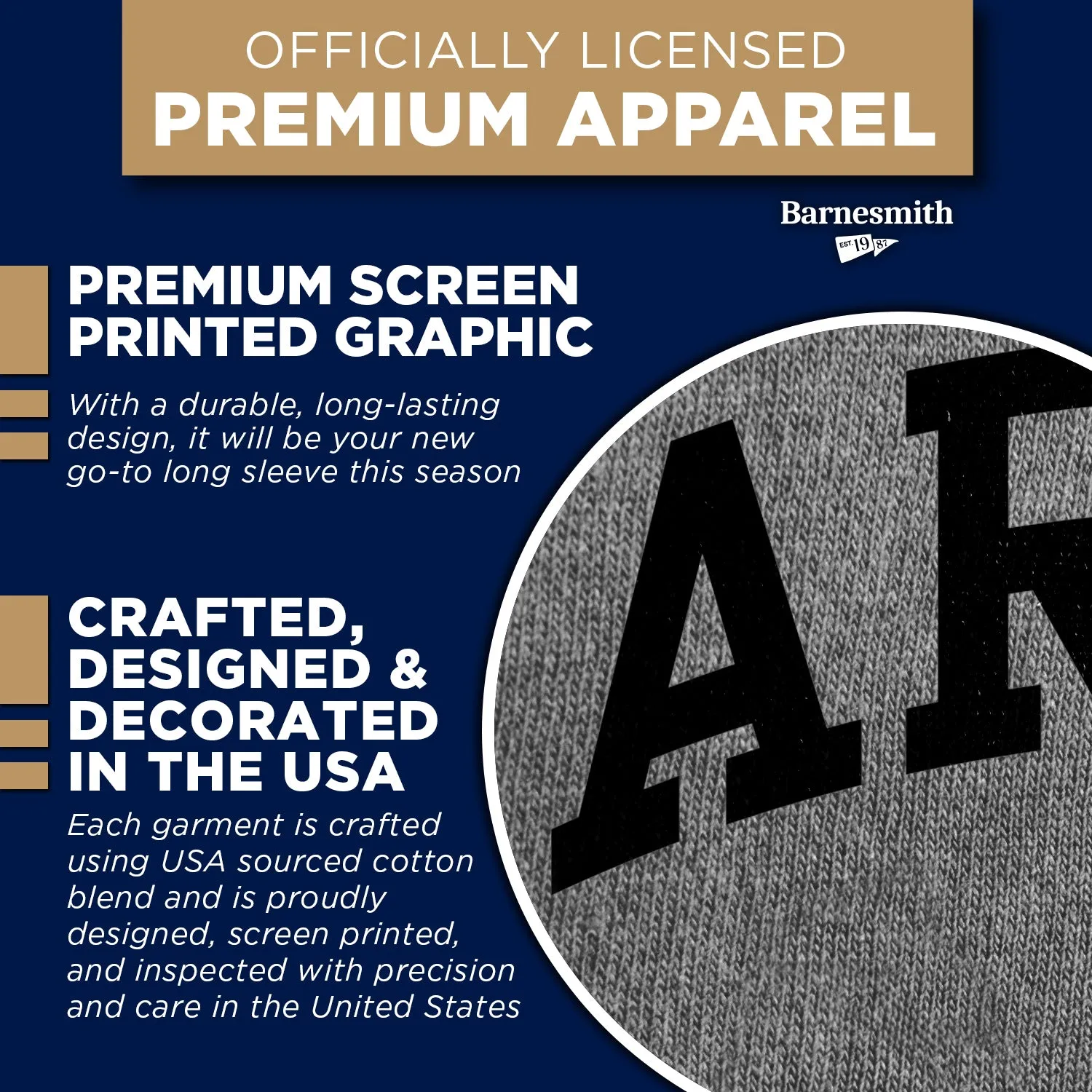 Army Classic Long Sleeve T-Shirt (Charcoal Grey) sold by Barnesmith product image thumbnail 4