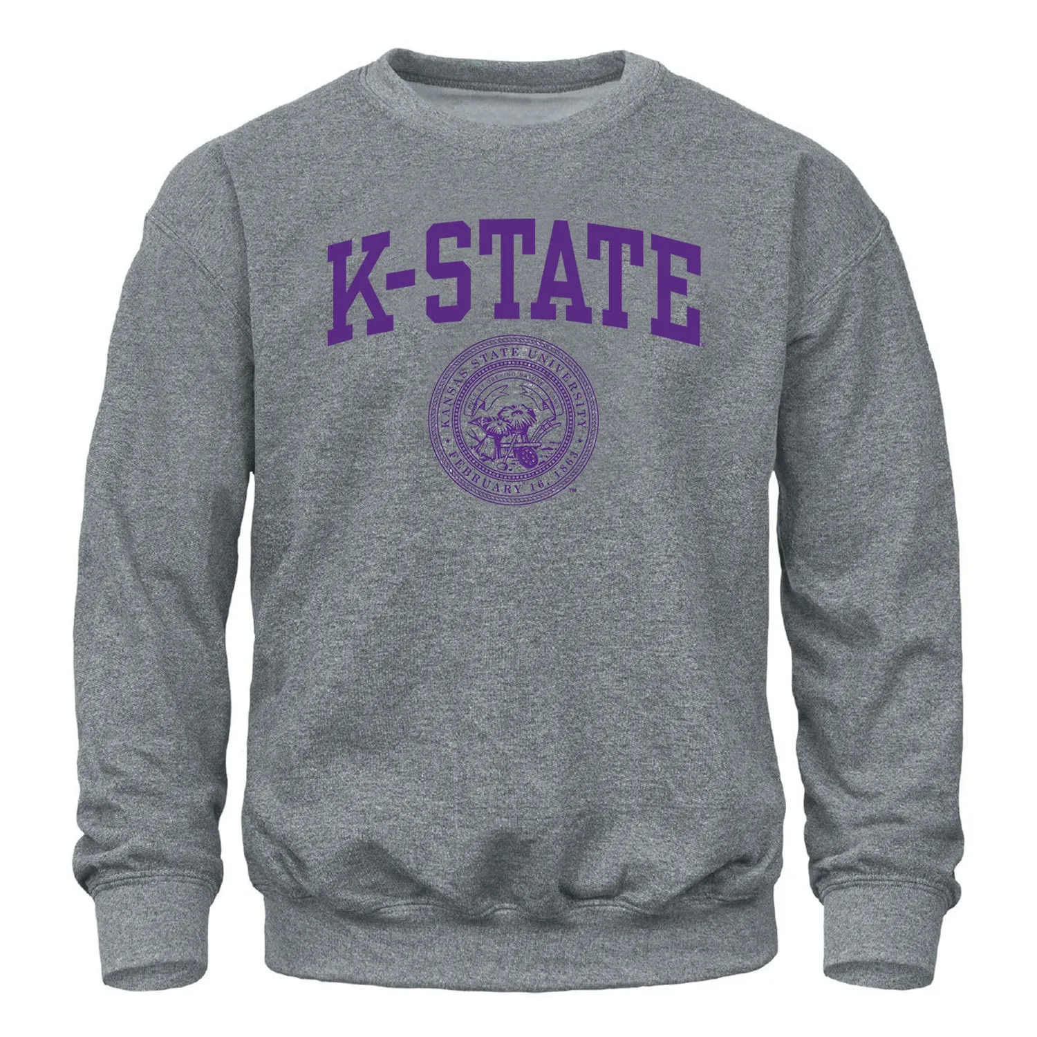 Kansas State University Heritage Sweatshirt (Charcoal Grey) sold by Barnesmith