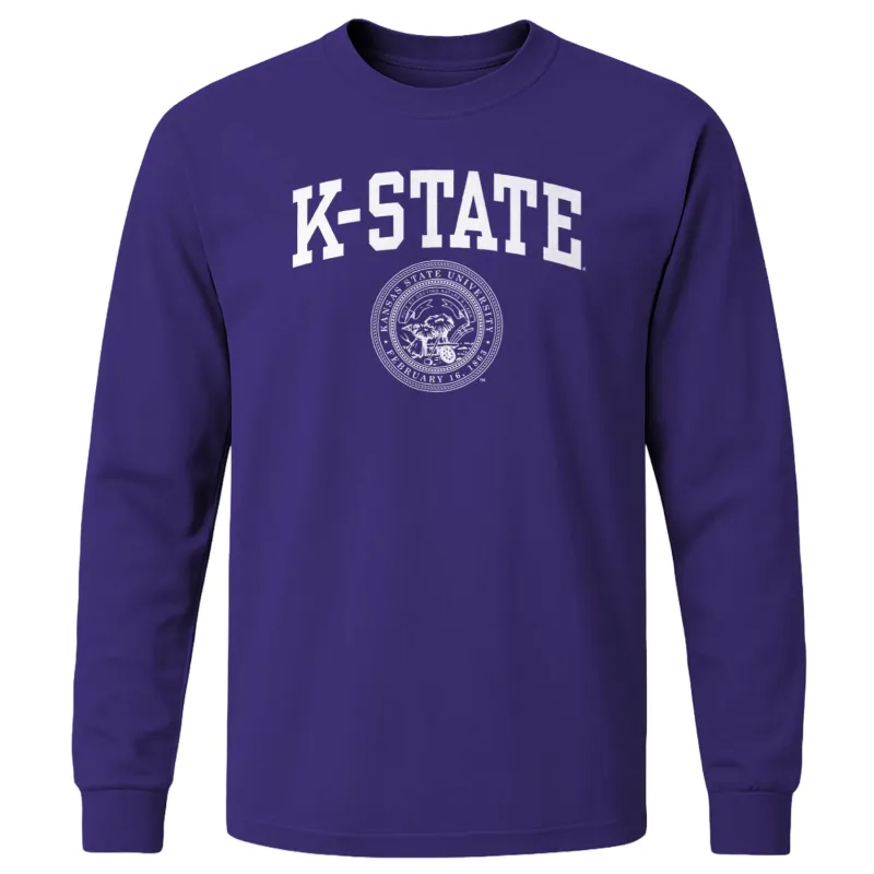 Kansas State University Heritage Long Sleeve T-Shirt (Purple) sold by Barnesmith