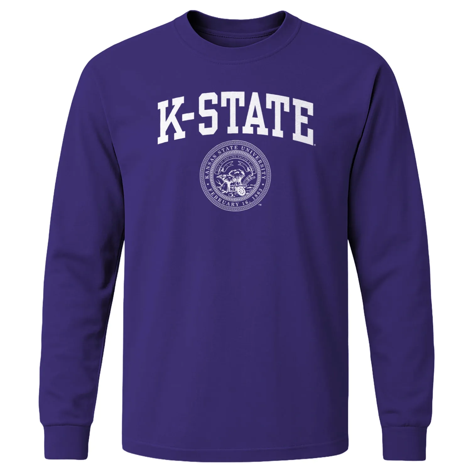 Kansas State University Heritage Long Sleeve T-Shirt (Purple) sold by Barnesmith