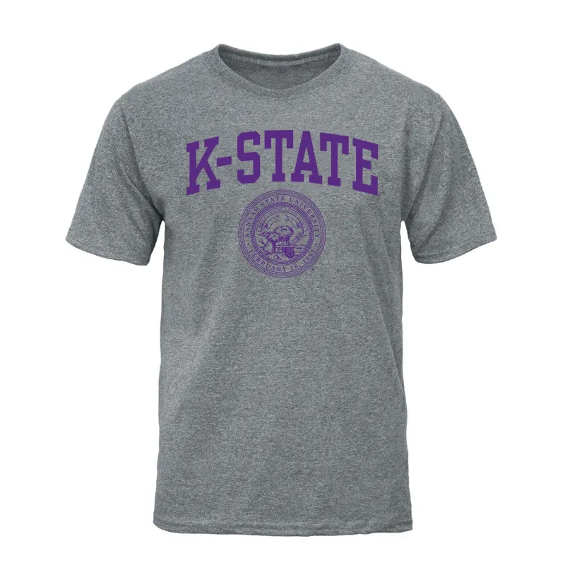Kansas State University Heritage T-Shirt (Charcoal Grey) sold by Barnesmith