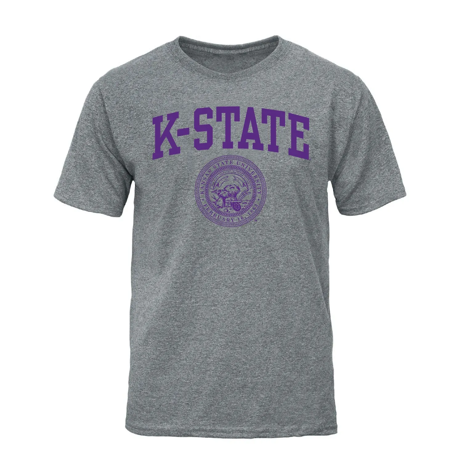 Kansas State University Heritage T-Shirt (Charcoal Grey) sold by Barnesmith