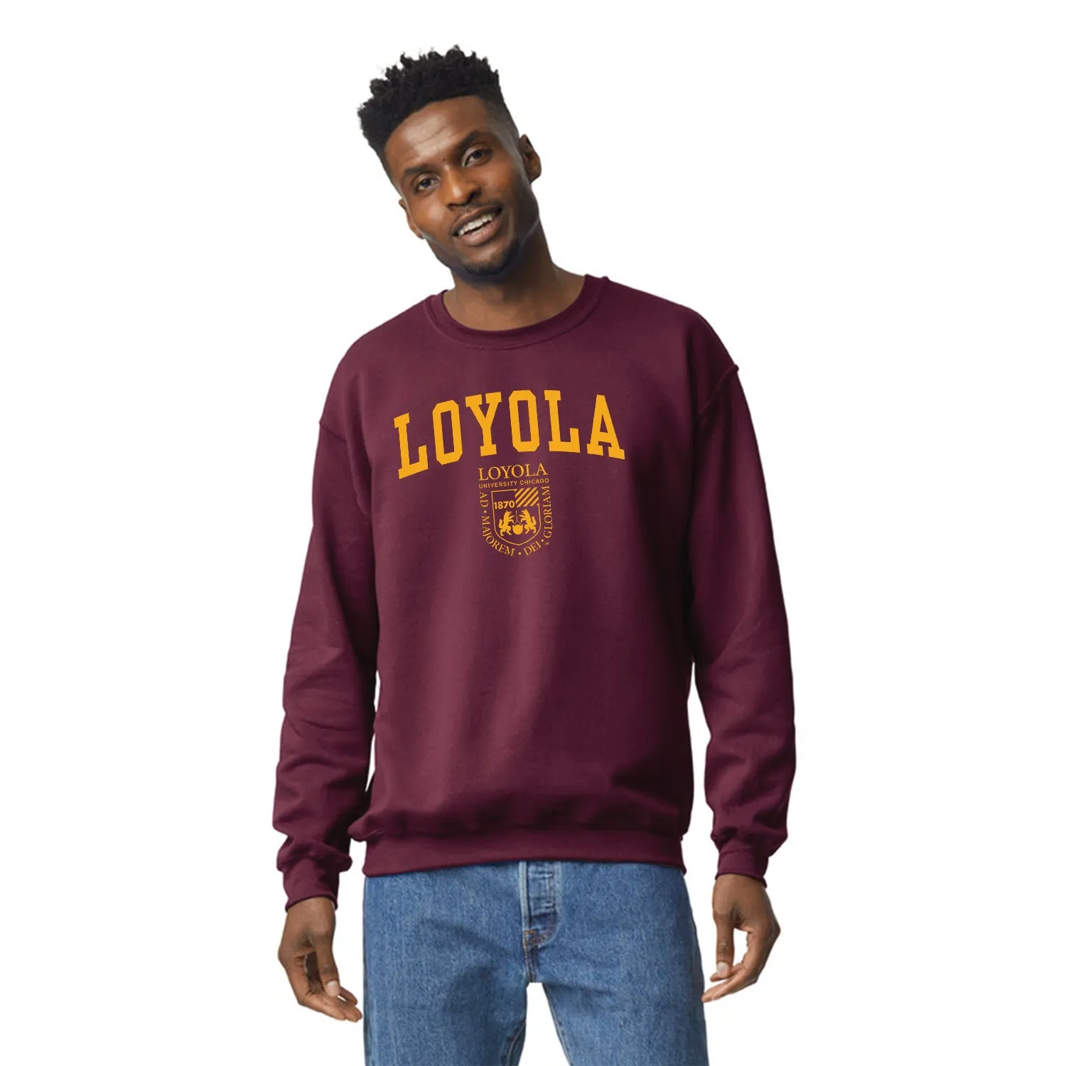 Loyola University Chicago Heritage Sweatshirt (Maroon) sold by Barnesmith product image thumbnail 2