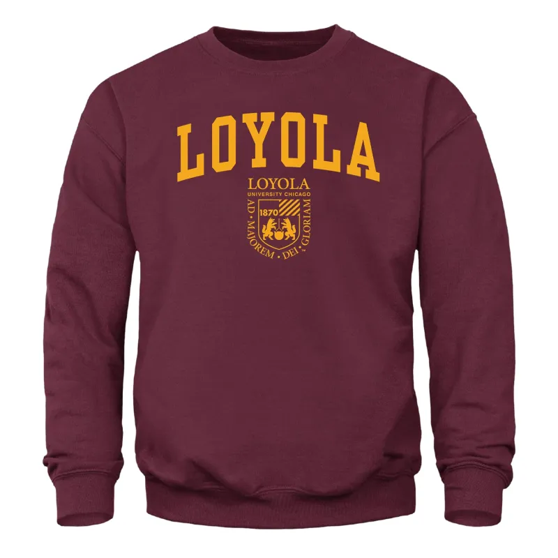 Loyola University Chicago Heritage Sweatshirt (Maroon) sold by Barnesmith