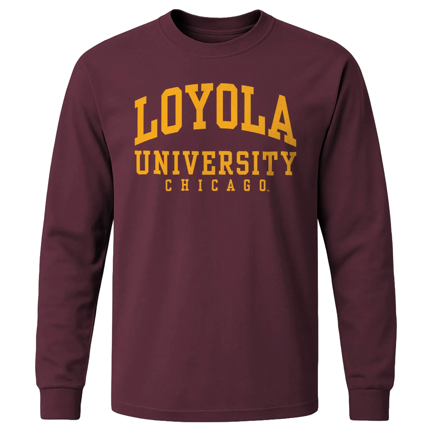 Loyola University Chicago Classic Long Sleeve T-Shirt (Maroon) sold by Barnesmith