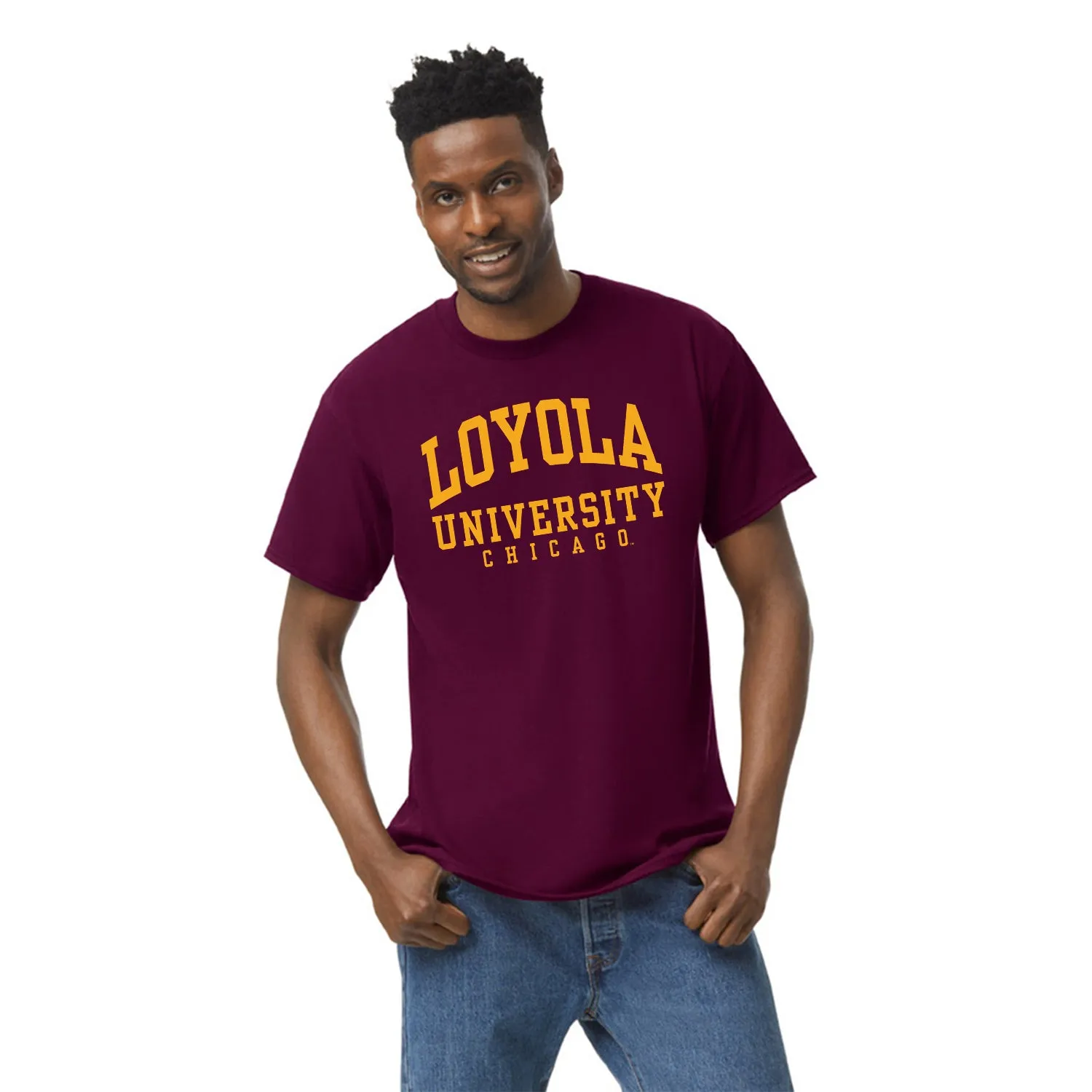 Loyola University Chicago Classic T-Shirt (Maroon) sold by Barnesmith product image thumbnail 2