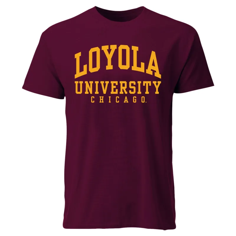 Loyola University Chicago Classic T-Shirt (Maroon) sold by Barnesmith