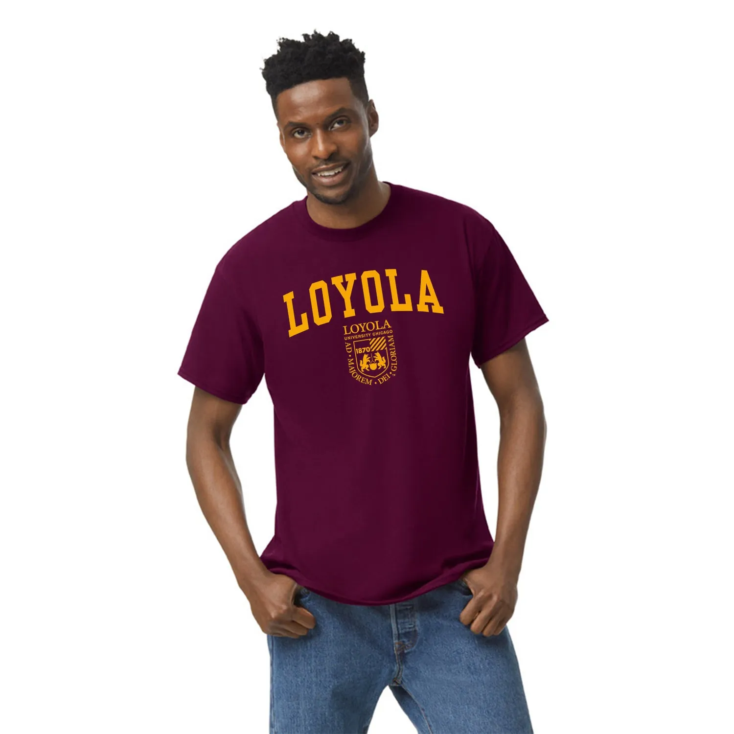 Loyola University Chicago Heritage T-Shirt (Maroon) sold by Barnesmith product image thumbnail 2