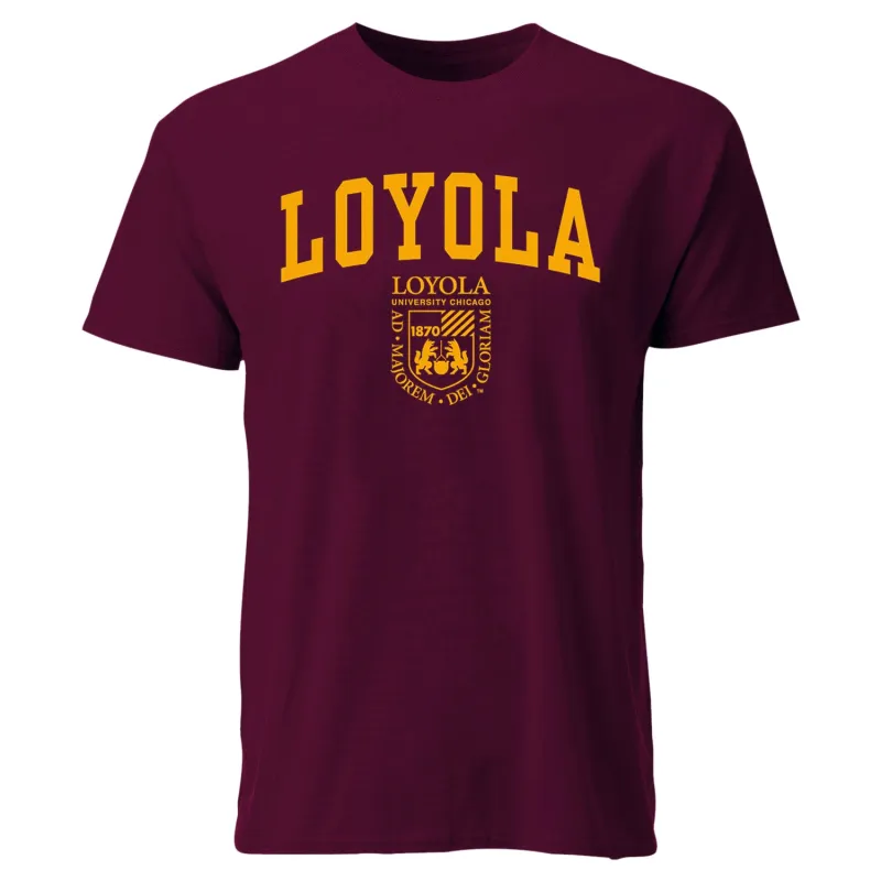 Loyola University Chicago Heritage T-Shirt (Maroon) sold by Barnesmith