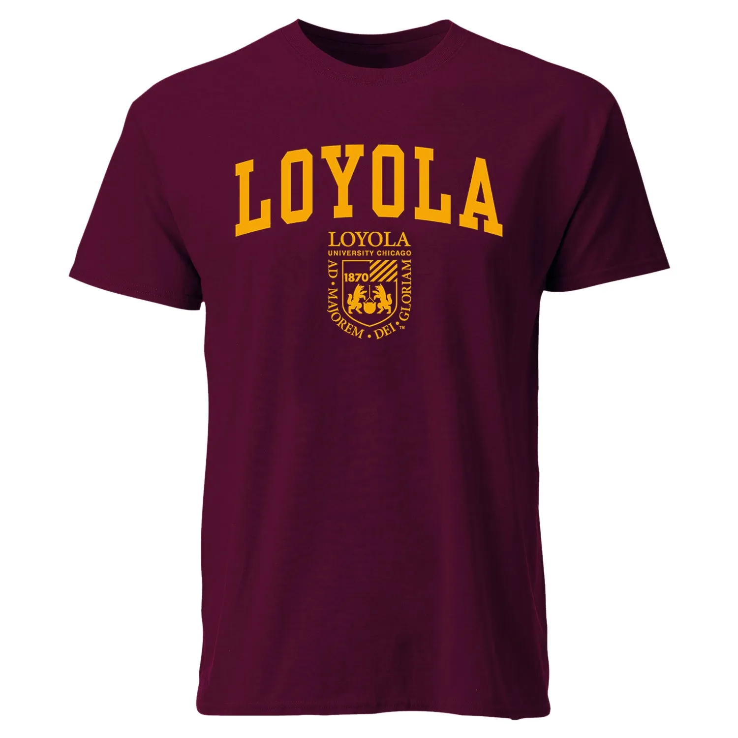 Loyola University Chicago Heritage T-Shirt (Maroon) sold by Barnesmith