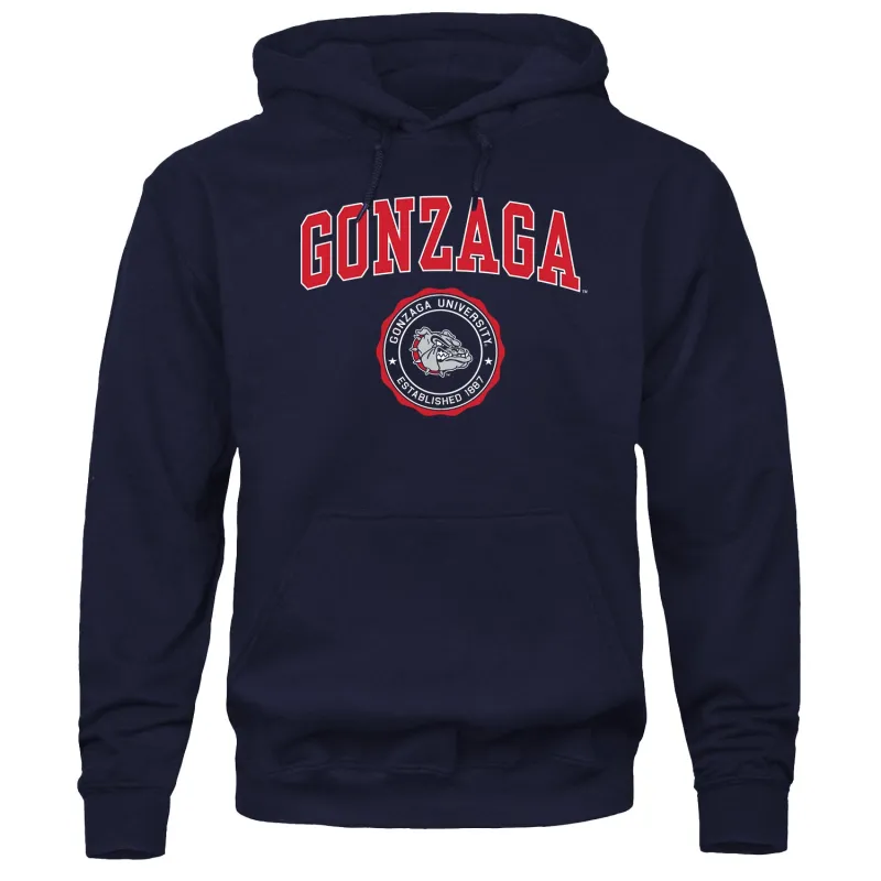 Gonzaga University Heritage Hooded Sweatshirt (Navy) sold by Barnesmith