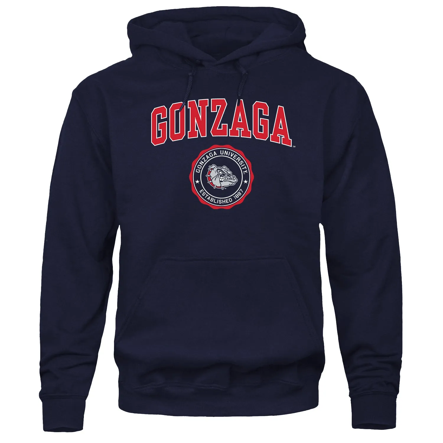 Gonzaga University Heritage Hooded Sweatshirt (Navy) sold by Barnesmith