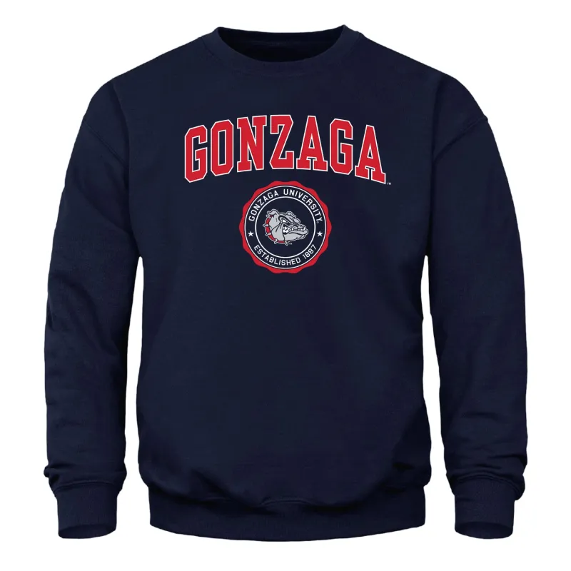 Gonzaga University Heritage Sweatshirt (Navy) sold by Barnesmith
