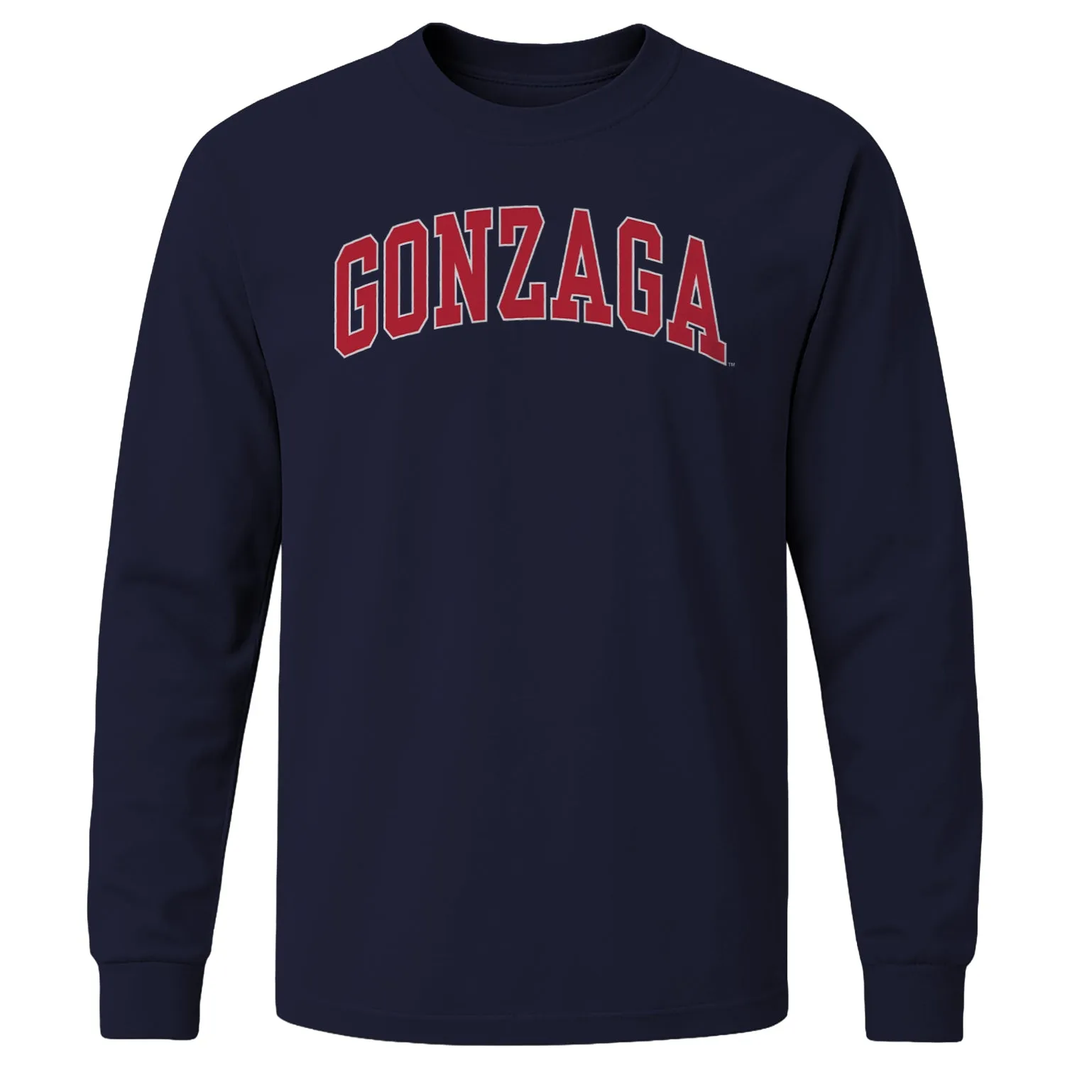 Gonzaga University Classic Long Sleeve T-Shirt (Navy) sold by Barnesmith