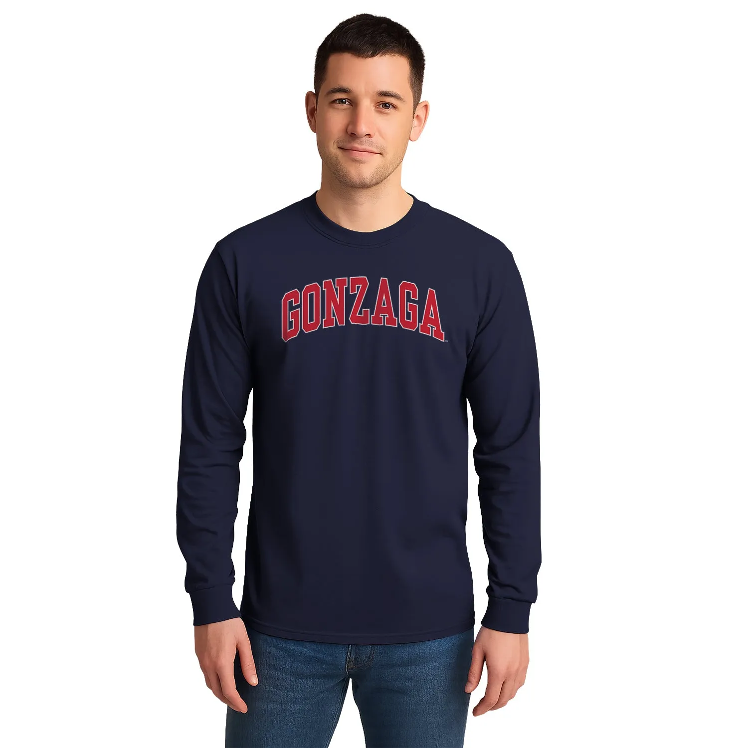 Gonzaga University Classic Long Sleeve T-Shirt (Navy) sold by Barnesmith product image thumbnail 2