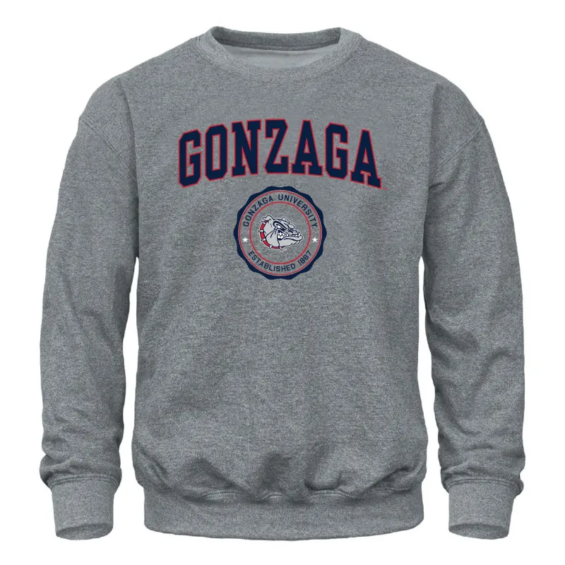 Gonzaga University Heritage Sweatshirt (Charcoal Grey) sold by Barnesmith